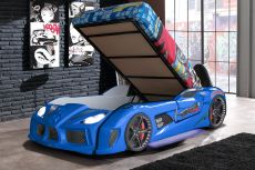 Дитяче ліжко машина MUSVENUS AUDI blue 190х90 см